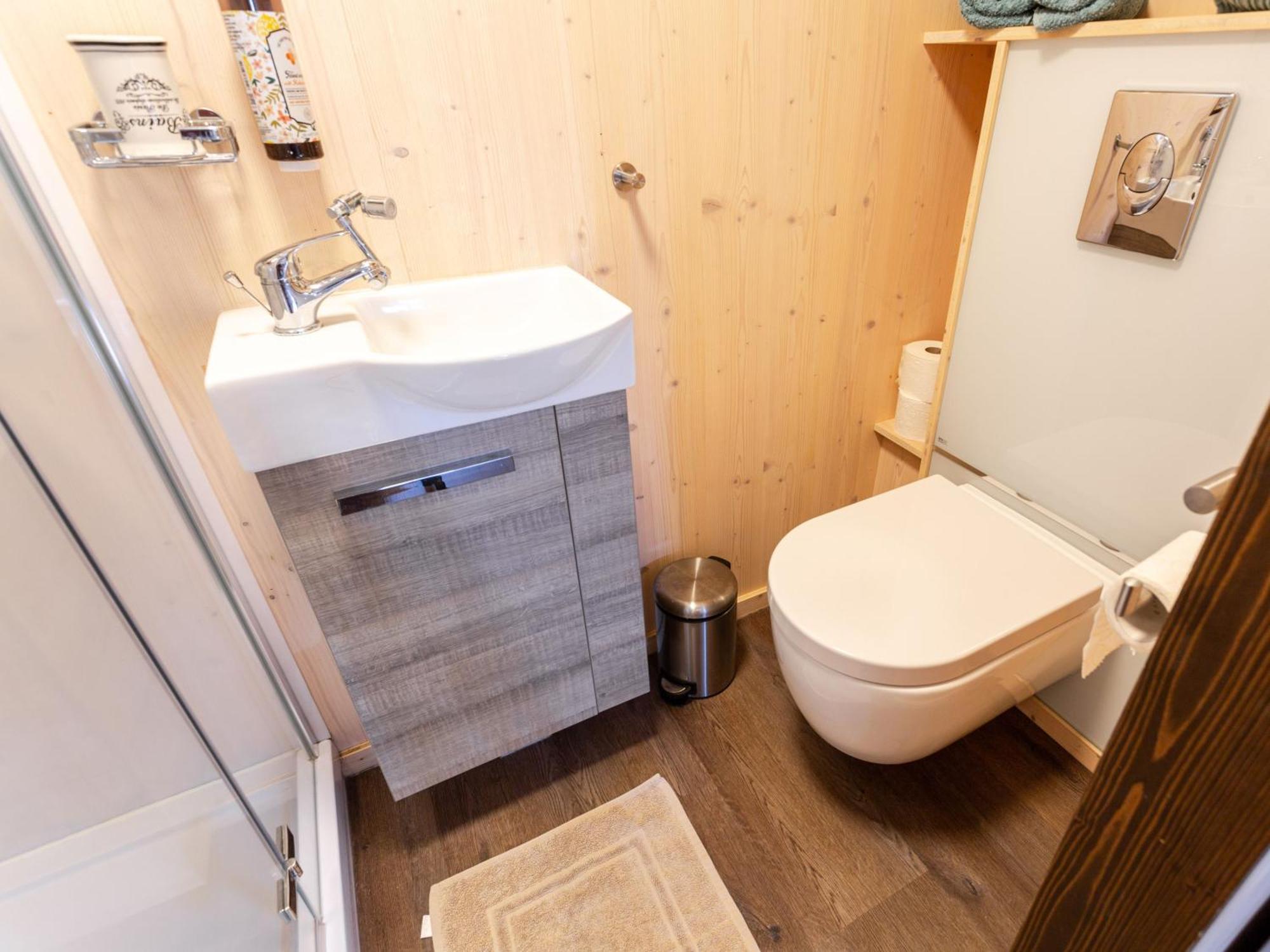 Villa Tiny House Auf Der Alpaka Farm Rubkow Exterior foto