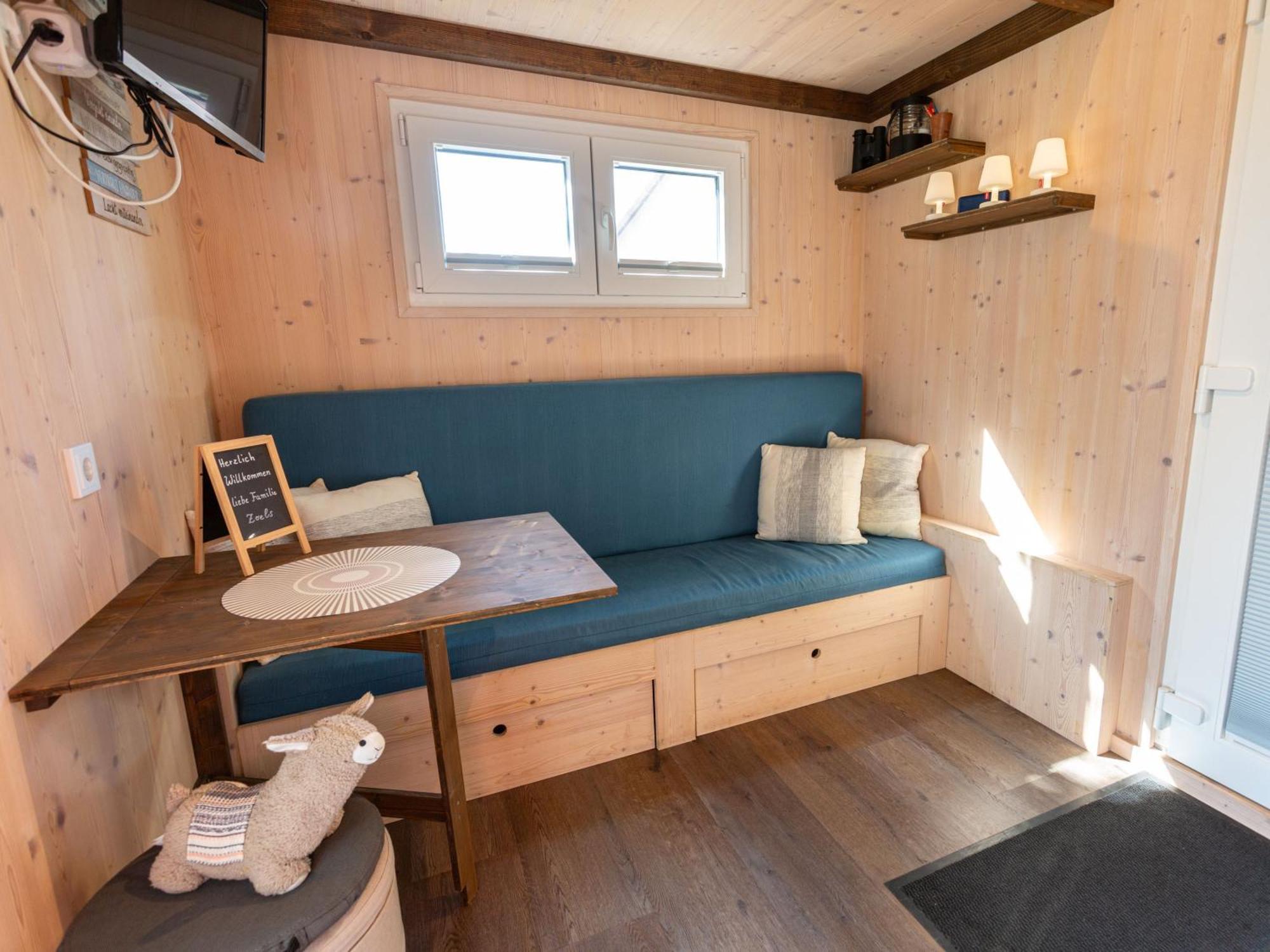Villa Tiny House Auf Der Alpaka Farm Rubkow Exterior foto