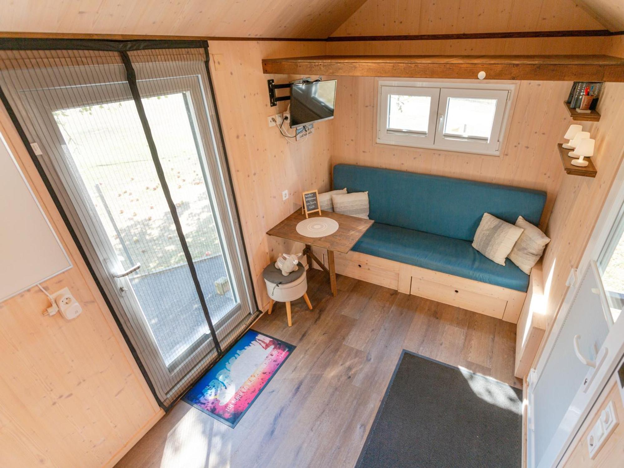 Villa Tiny House Auf Der Alpaka Farm Rubkow Exterior foto